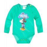 Body cu maneca lunga Disney Mickey verde